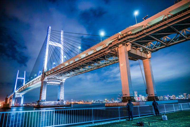 Yokohama Bay Bridge Pedazo De Puente Muy Lejano